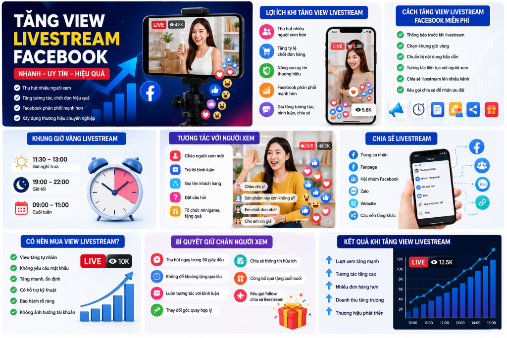 Tăng view livestream facebook – subgiare