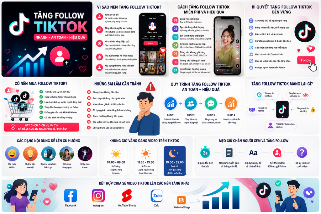 Tăng Follow tiktok – Subgiare